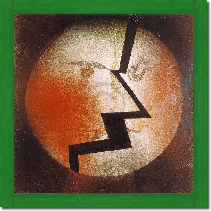 Physiognomischer Blitz           von Paul Klee
