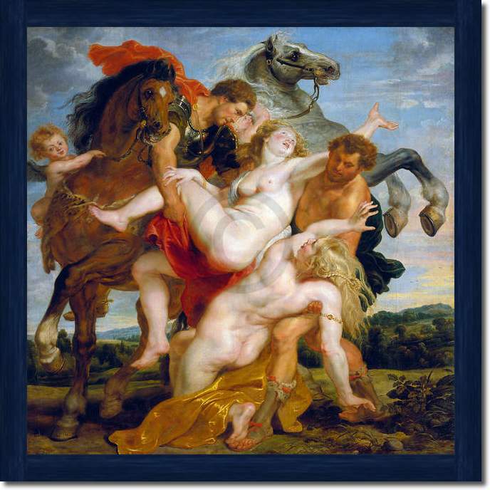 Raub der Töchter des Leukippos   von Peter Paul Rubens