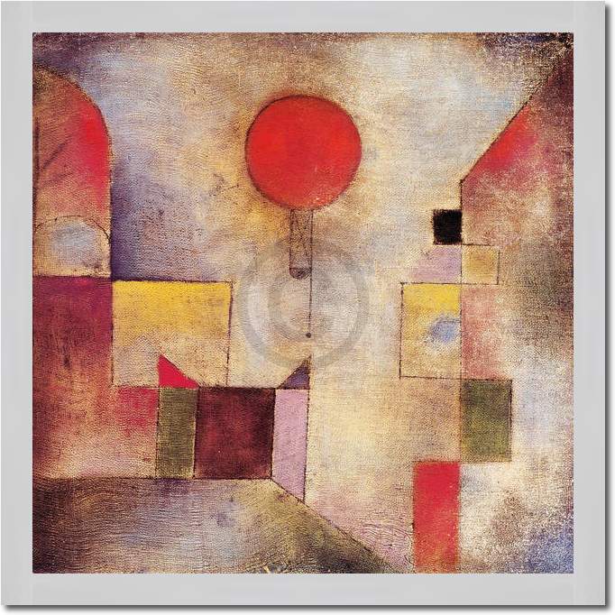 Roter Ballon                     von Paul Klee