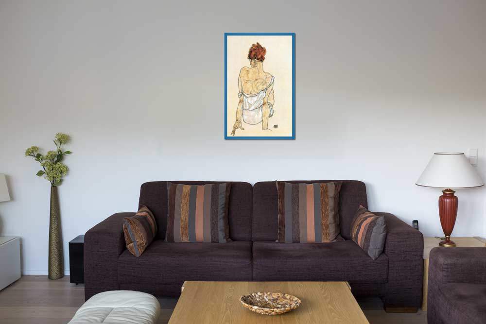 Sitzende Frau                    von Egon Schiele