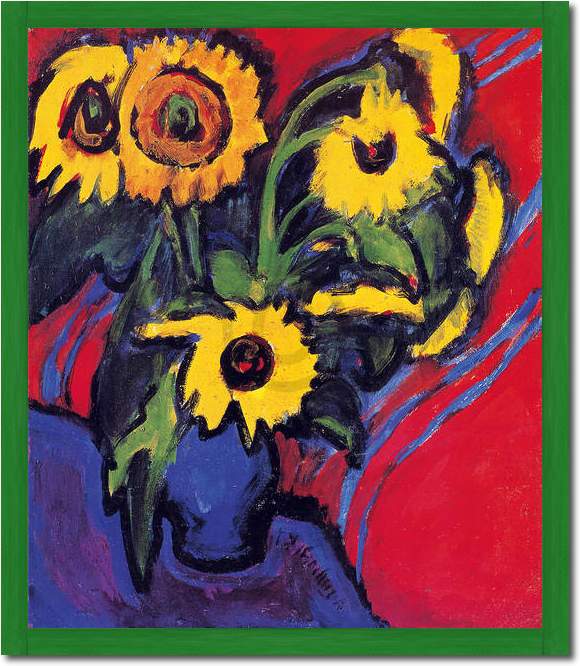Sonnenblumen                     von Ernst Ludwig Kirchner