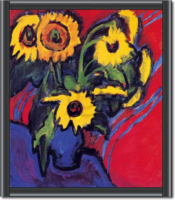 Sonnenblumen                     von Ernst Ludwig Kirchner