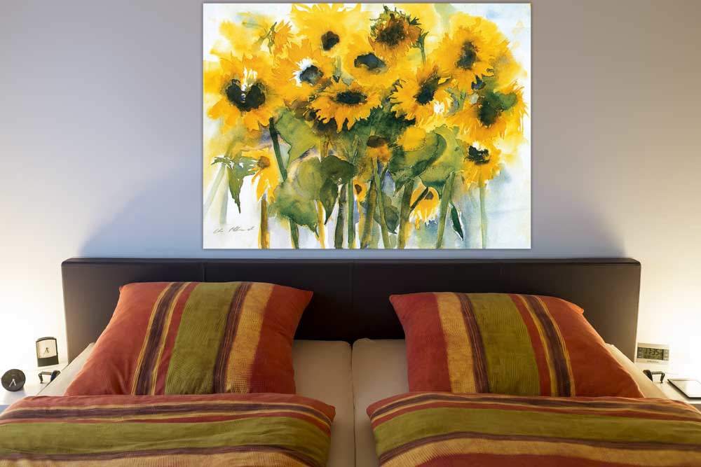 Sonnenblumenfeld                 von Christa Ohland