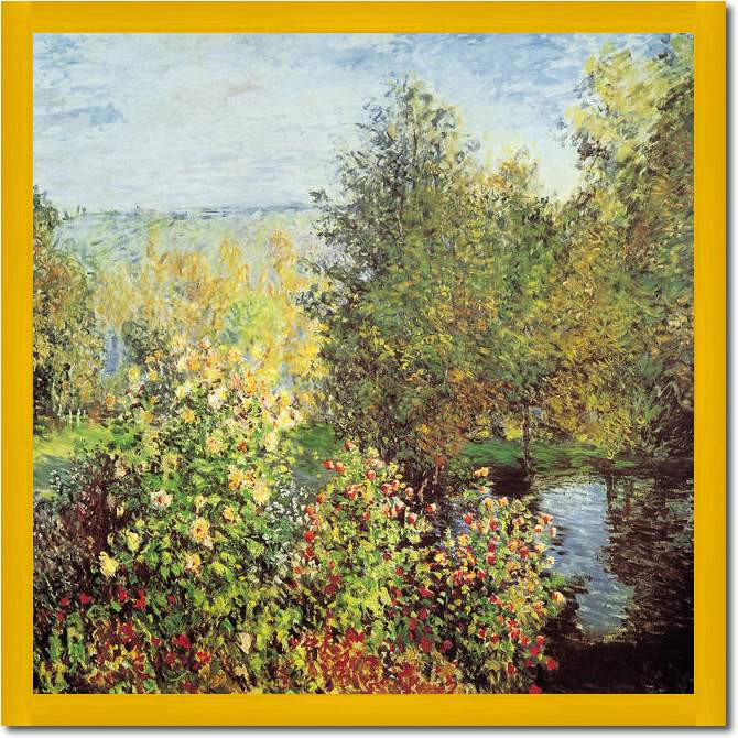 Stiller Winkel im Garten         von Claude Monet