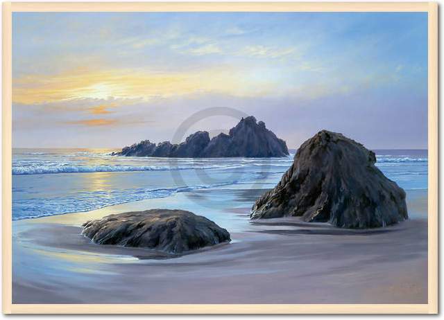 Sunset at Big Sur                von Sigurd Schneider