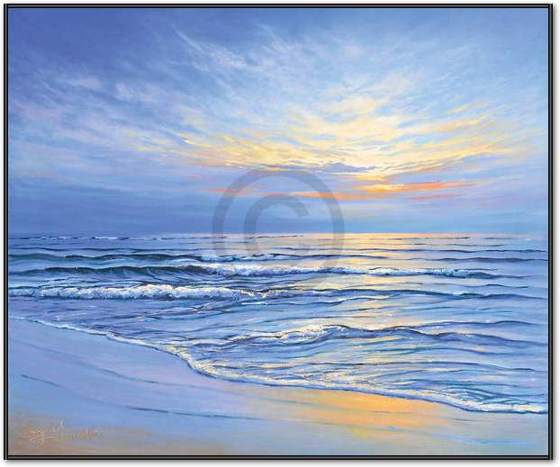Sunset at Ostsee coast II        von Sigurd Schneider