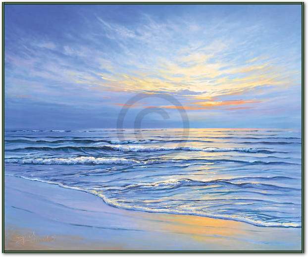 Sunset at Ostsee coast II        von Sigurd Schneider