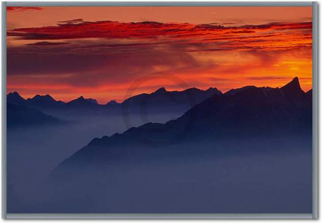 Sunset on Niederhorn I           von Thomas Marent