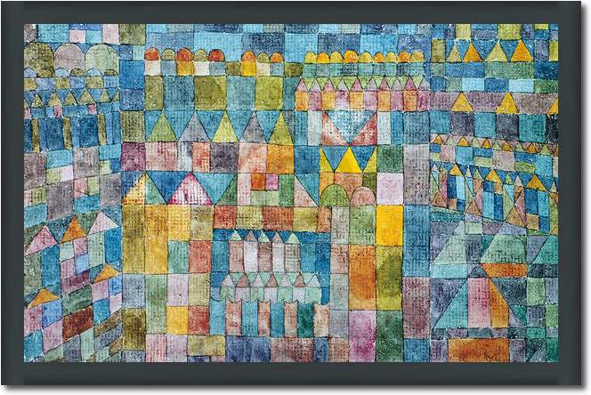 Tempelviertel von Pert           von Paul Klee