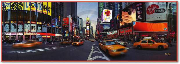 Time Square panorama             von John Xiong