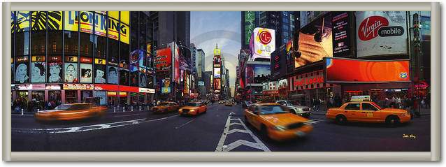 Time Square panorama             von John Xiong