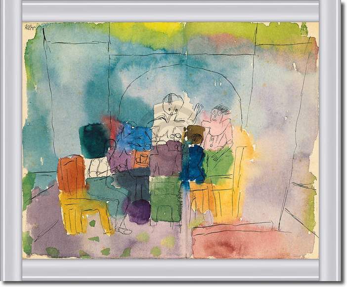 Tischgesellschaft                von Paul Klee