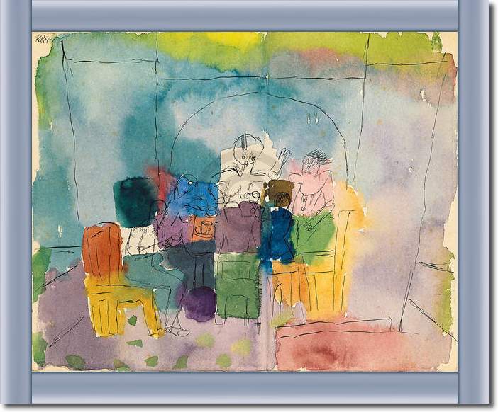 Tischgesellschaft                von Paul Klee