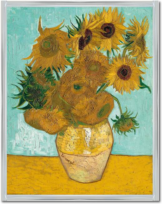 Vase mit Sonnenblumen            von Vincent Van Gogh