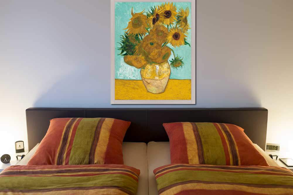 Vase mit Sonnenblumen            von Vincent Van Gogh