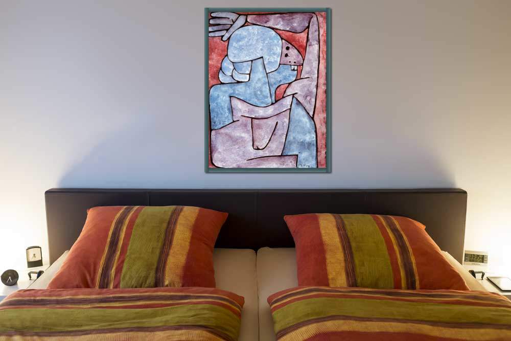 Verfluchende Frau                von Paul Klee