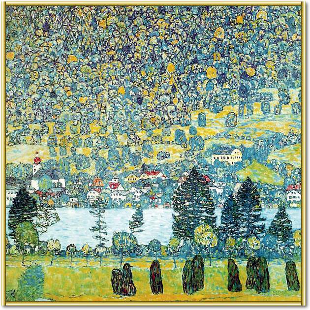 Waldabhang in Unterach am Atters von Gustav Klimt