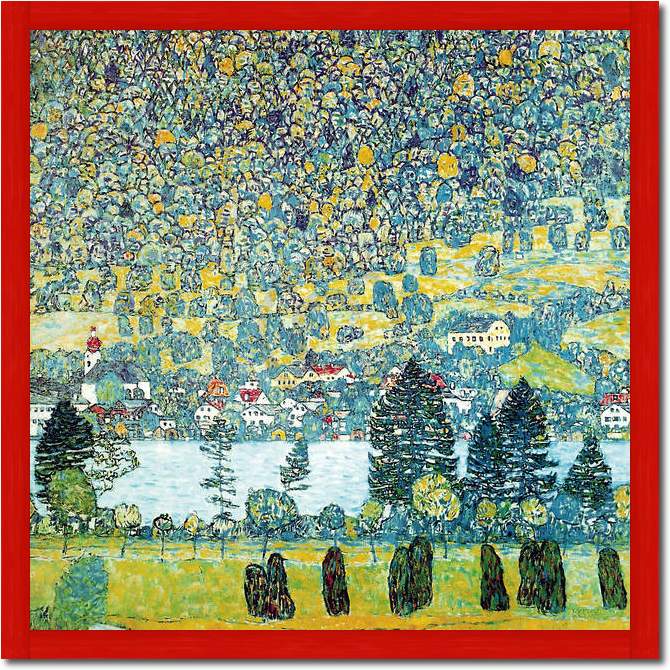 Waldabhang in Unterach am Atters von Gustav Klimt