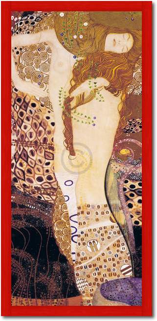 Wasserschlangen I                von Gustav Klimt