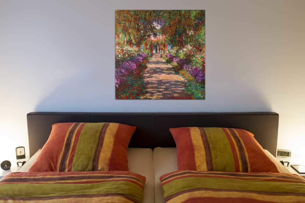 Weg in Monets Garten in Giverny  von Claude Monet
