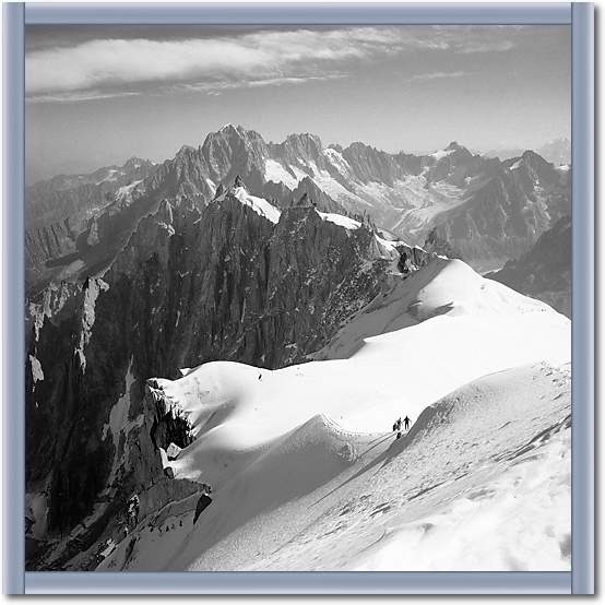 Descent to the Vallee Blanche, Chamonix von Dave Butcher