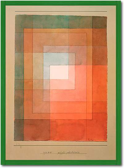 Polyphon gefasstes Weiss 1930 von Paul Klee