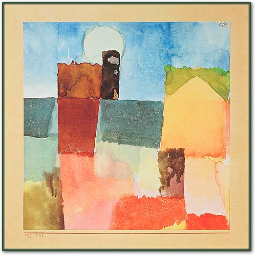 Mondaufgang von St.Germain von Paul Klee