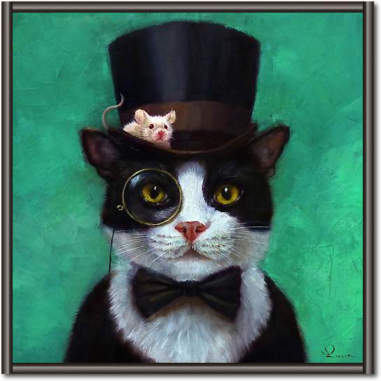 Tuxedo Cat von Lucia Heffernan