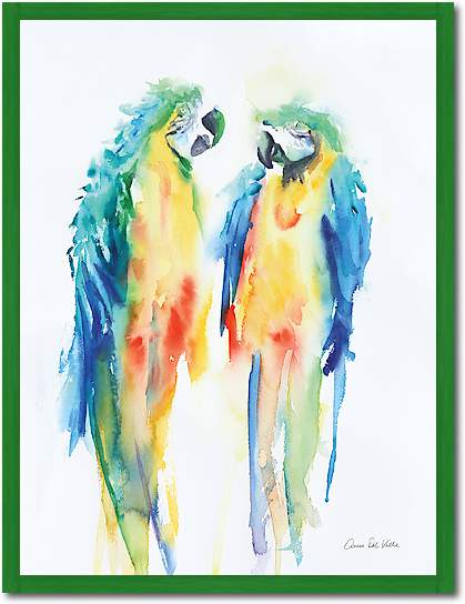 Colorful Parrots I von Aimee del Valle