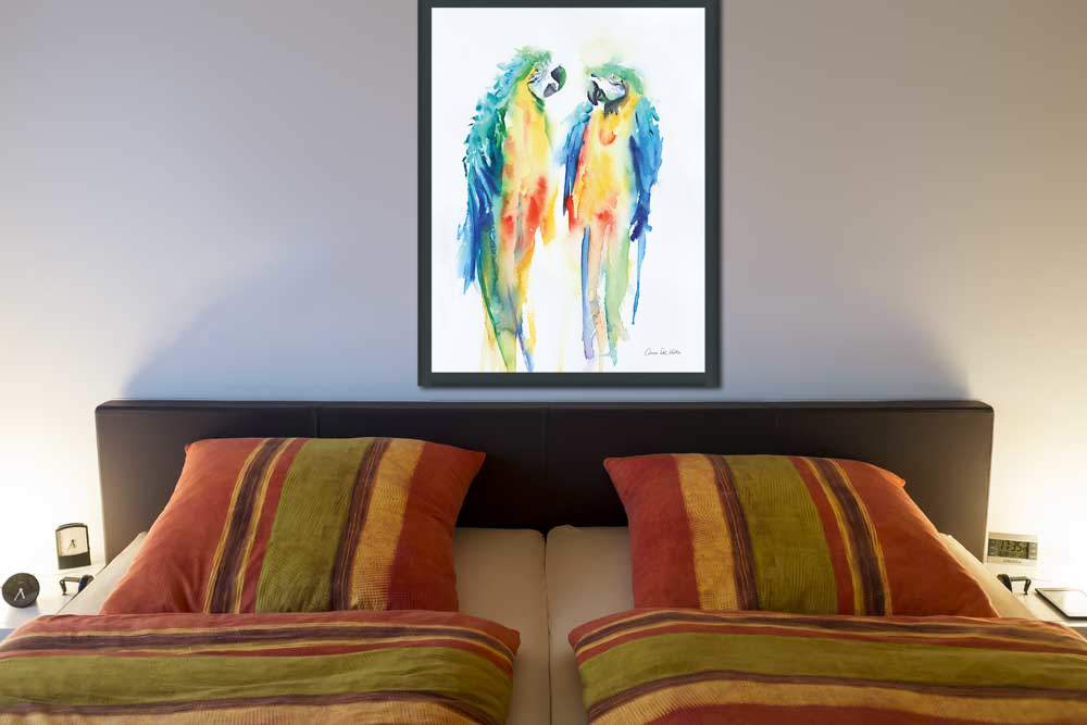 Colorful Parrots I von Aimee del Valle