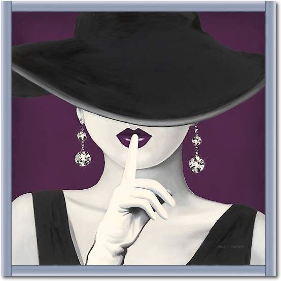Haute Chapeau Purple I V2 von Marco Fabiano