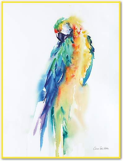 Colorful Parrots II von Aimee del Valle