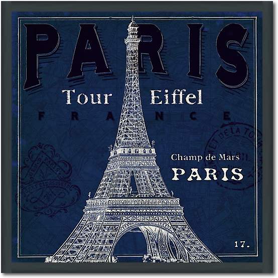 Blueprint Tour Eiffel von Sue Schlabach