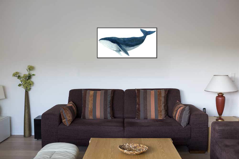 Humpback Whale - Blue von Jeannine Saylor