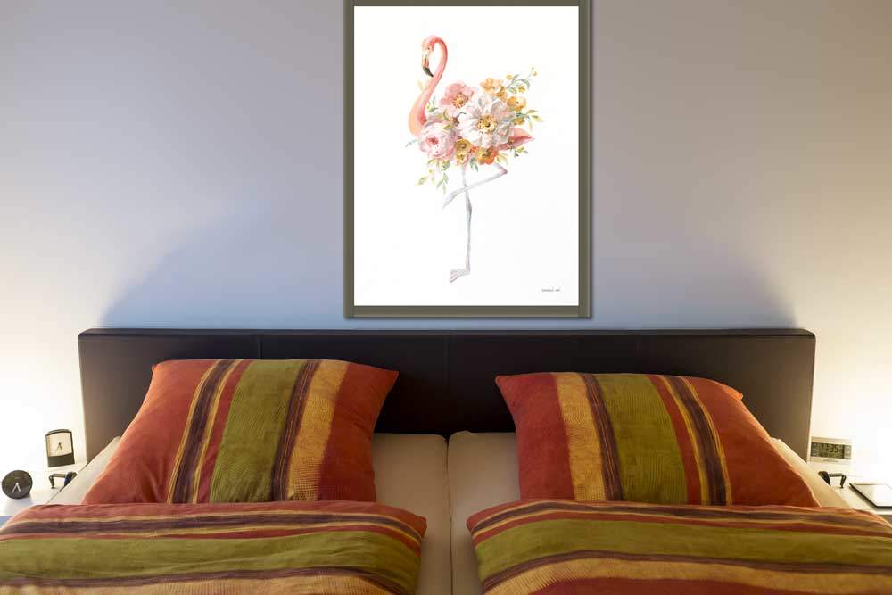 Floral Flamingo II von Danhui Nai