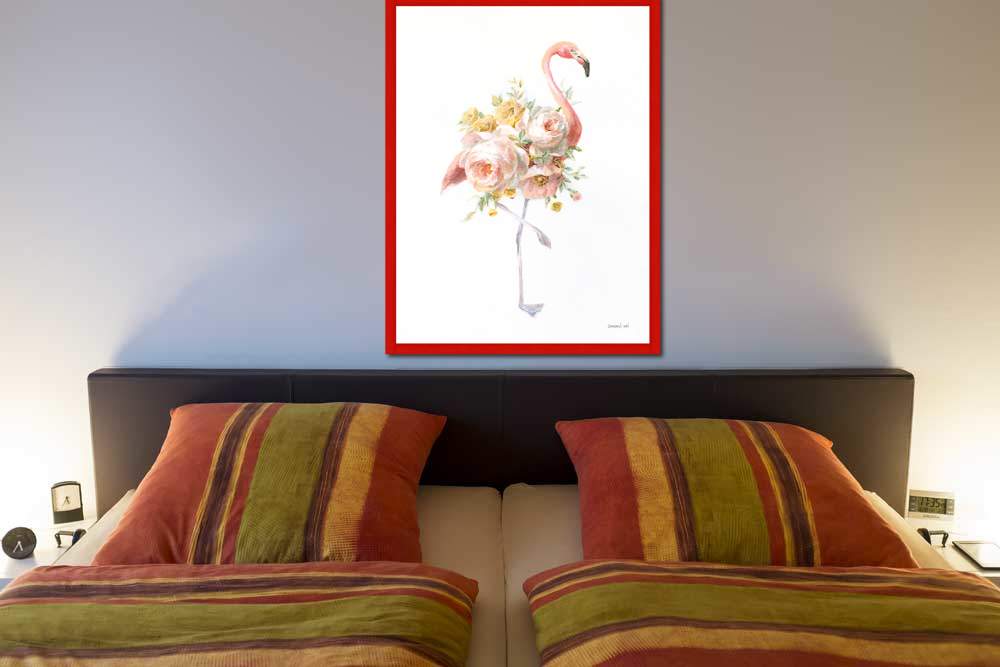Floral Flamingo I von Danhui Nai