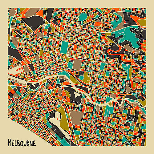Melbourne von Jazzberry Blue