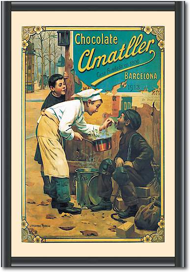 Chocolate Amatller, 1913 von Unknown