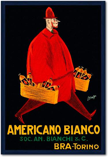 Americano Bianco von Vintage Booze Labels