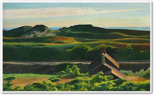 Hills, South Truro, 1930 von Edward Hopper