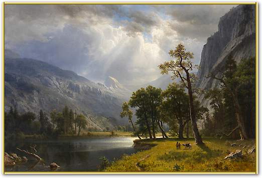 Yosemite Valley, 1866 von Albert Bierstadt