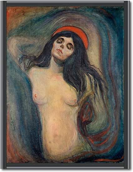 Madonna, 1894 von Edvard Munch