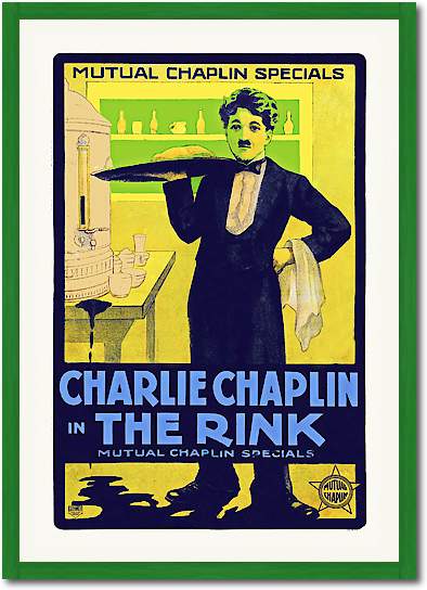 Charlie Chaplin, The Rink - 1916 von Hollywood Photo Archive