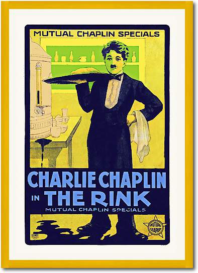 Charlie Chaplin, The Rink - 1916 von Hollywood Photo Archive