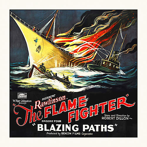 Flame Fighter - Blazing Paths - Herbert Rawlinson 14 von Hollywood Photo Archive