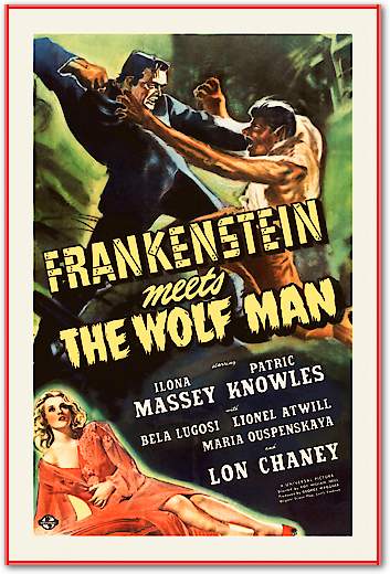 Frankenstein vs the Wolfman von Hollywood Photo Archive