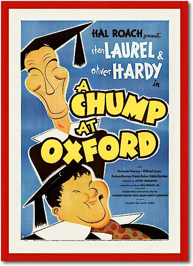 Laurel & Hardy - A Chump At Oxford von Hollywood Photo Archive