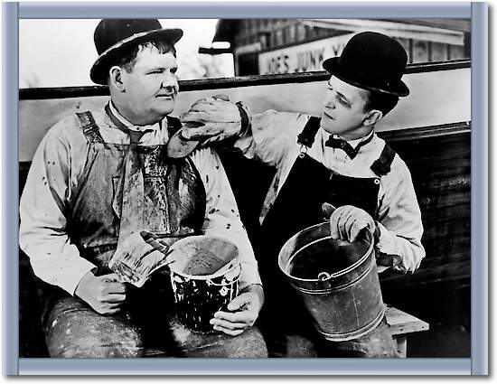 Laurel & Hardy - Towed in a Hole, 1936 von Hollywood Photo Archive