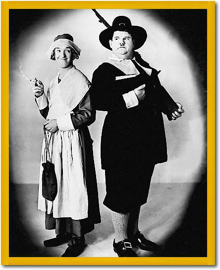 Laurel & Hardy - Thanksgiving von Hollywood Photo Archive