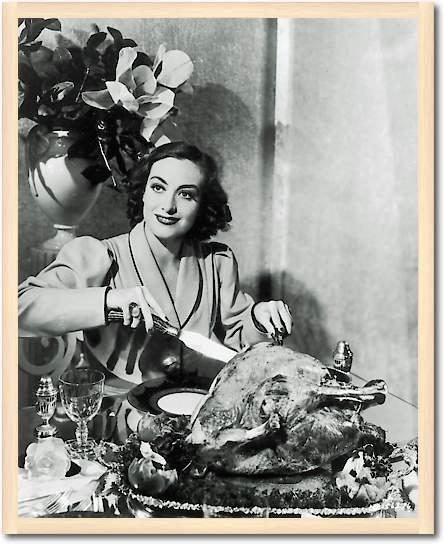 Thanksgiving - Joan Crawford von Hollywood Photo Archive